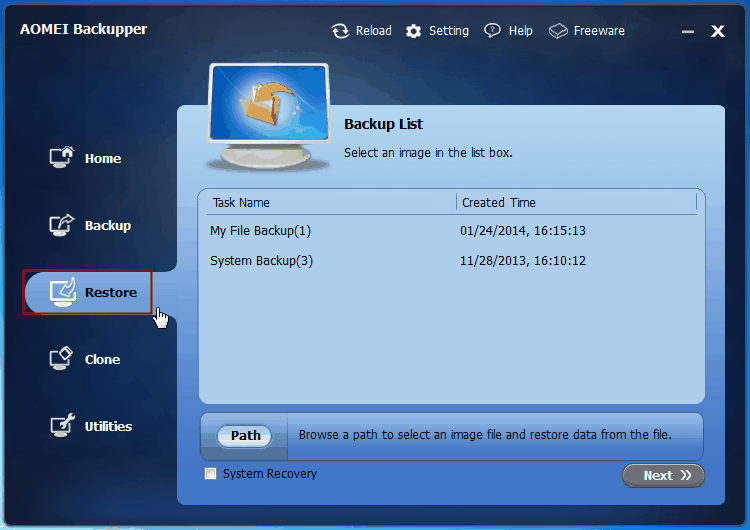 AOMEI Backupper Pro – 系统备份还原软件丨“反”斗限免