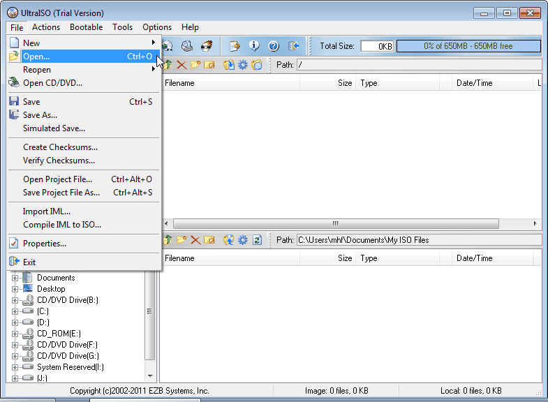 How to write an iso image to dvd