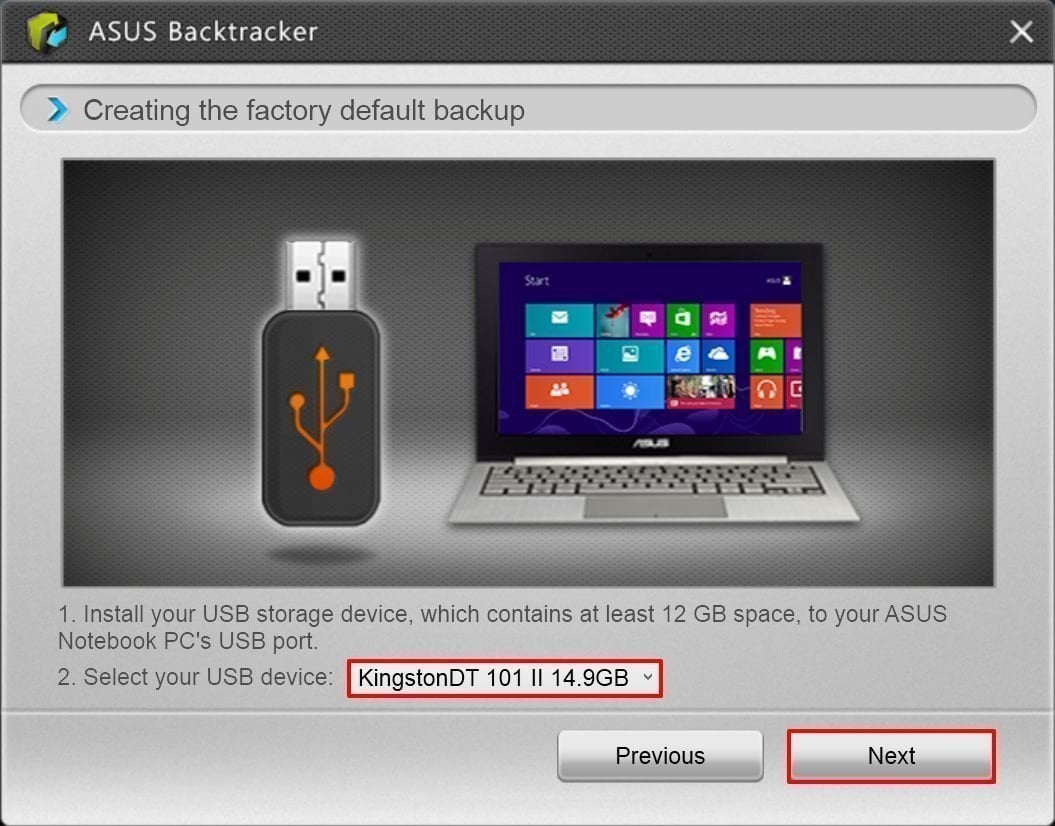 asus recovery usb windows 10 download