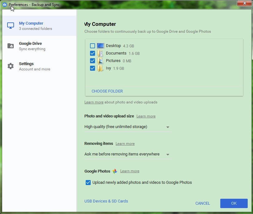 how to download google drive files to sd card