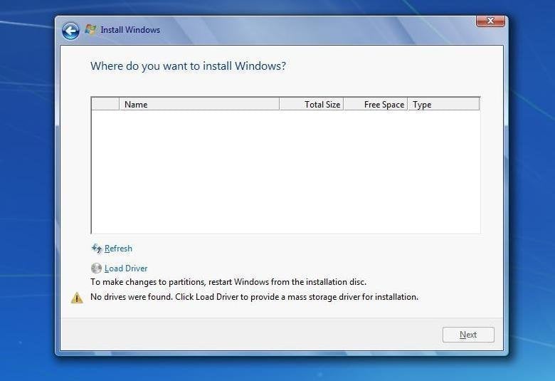 boot loader install windows 7